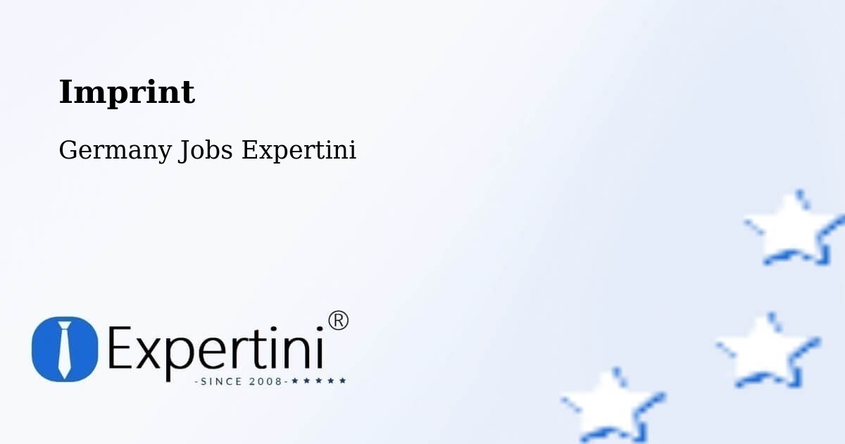 Imprint – Baltmannsweiler - Germany Jobs Expertini
